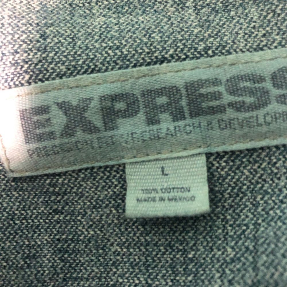 Express Jeans, jacket, size L 100% cotton - Picture 5 of 7
